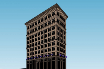 联邦银行SU模型 SketchUp建筑模型下载 第1张