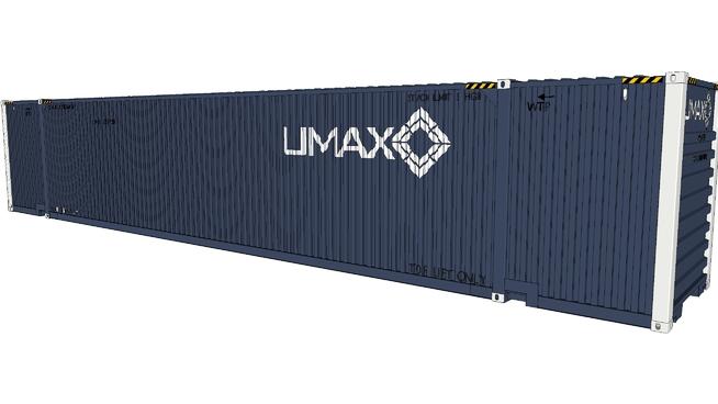 UMAX container| skp下载 草图大师 第1张