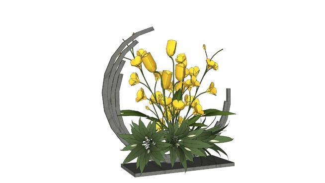 vase | su模型 sketchup植物模型 第1张