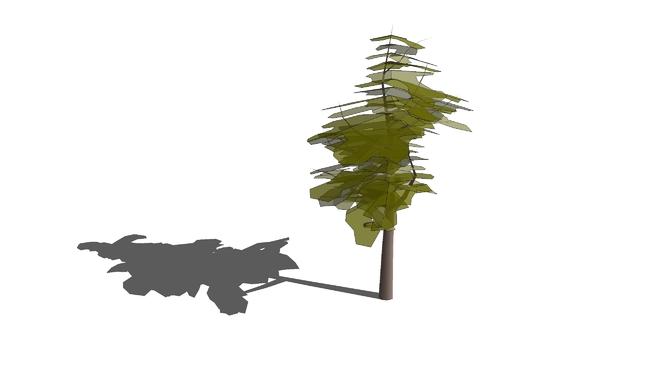 图层样式树02 | SketchUp模型库 sketchup植物模型 第1张