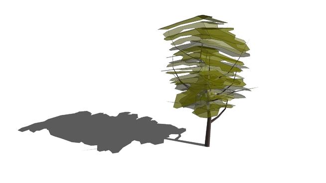图层样式树03 | SketchUp模型下载 sketchup植物模型 第1张