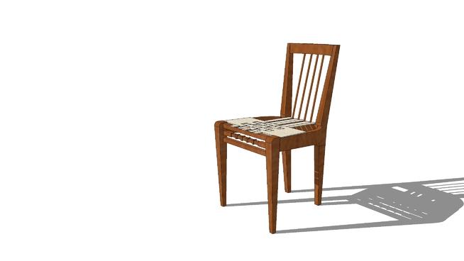 纺织编制椅子| sketchup模型下载 家具 第1张