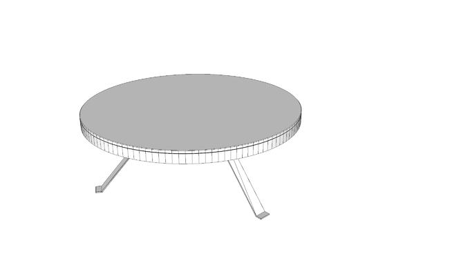 | sketchup模型库咖啡桌 家具 第1张