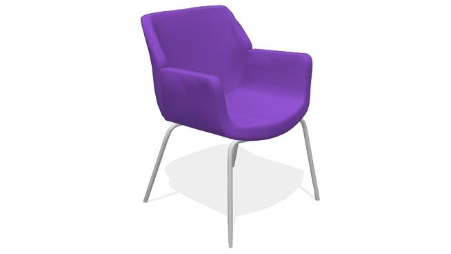 Bindu Low回来的客人/旁边的椅子| SketchUp模型库 家具 第1张