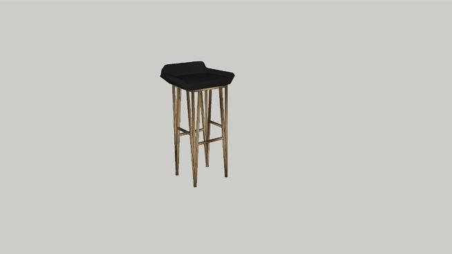 飓风bitangra启发的凳子| SketchUp模型下载 家具 第1张