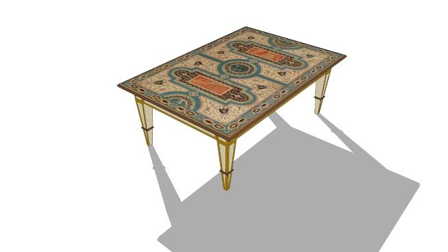 画| SketchUp模型下载咖啡桌 家具 第1张
