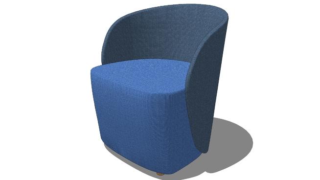cusp-01软座椅| SketchUp模型下载 家具 第1张