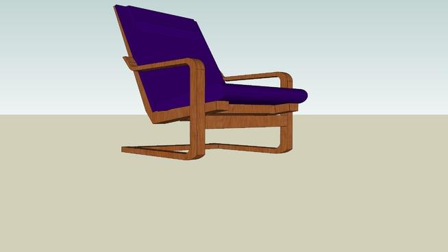 宜家家具扶手椅| SketchUp模型下载 家具 第1张