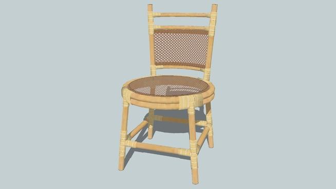 3 | SketchUp模型库Rotan椅 家具 第1张