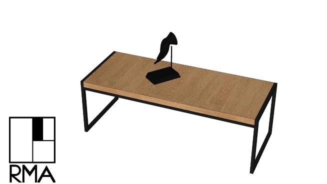 北欧风格咖啡桌| SketchUp模型免费下载 家具 第1张