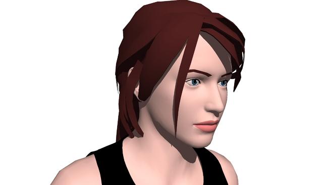 3D Woman 2| skp下载 人物草图大师模型下载 第1张