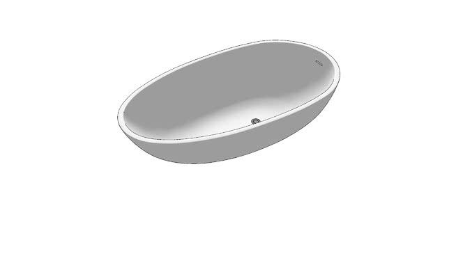 特大号的浴室浴缸 | skp下载 sketchup室内模型下载 第1张