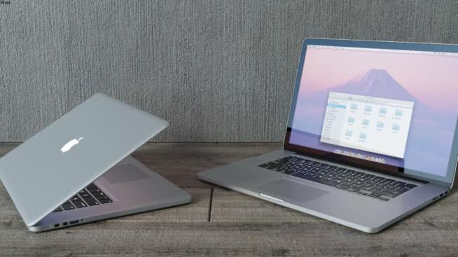 Apple 15“MacBook Pro视网膜2013”SKP sketchup室内模型下载 第1张