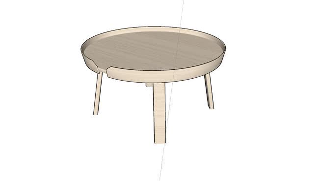 围绕Muto大咖啡桌——由Thomas Bentzen设计的 sketchup室内模型下载 第1张