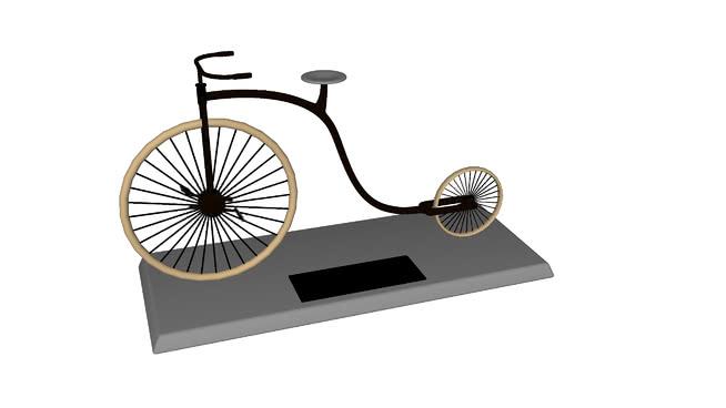 自行车装饰-编号242 sketchup室内模型下载 第1张