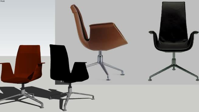 椅子凳子模型-编号302 sketchup室内模型下载 第1张