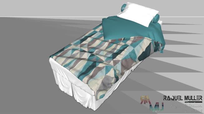 床模型-编号127332 sketchup室内模型下载 第1张