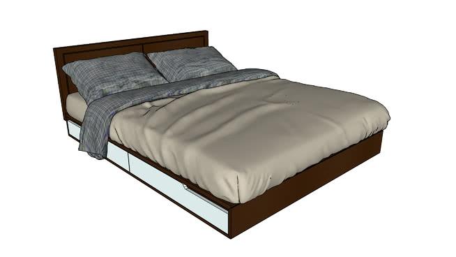 床模型-编号127515 sketchup室内模型下载 第1张