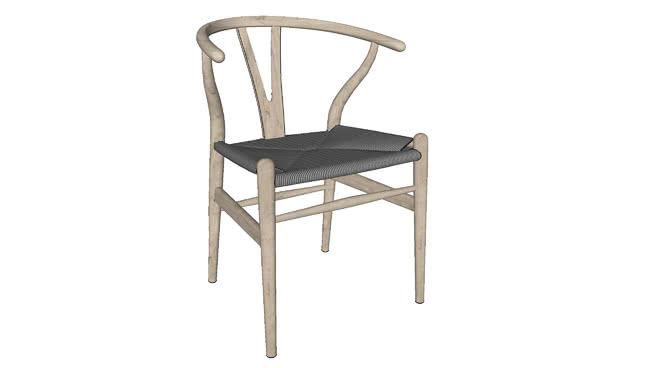 椅子凳子模型-编号581 sketchup室内模型下载 第1张