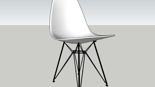 椅子凳子模型-编号626 sketchup室内模型下载 第1张