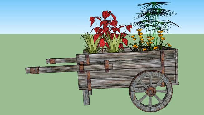 室内植物及花瓶花钵容器等模型-编号127656 sketchup室内模型下载 第1张