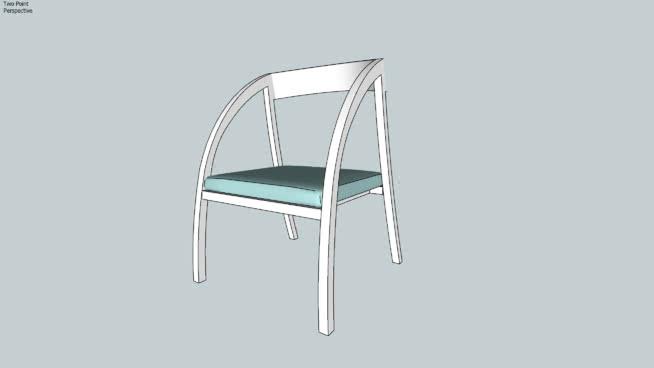 椅子凳子模型-编号073 sketchup室内模型下载 第1张
