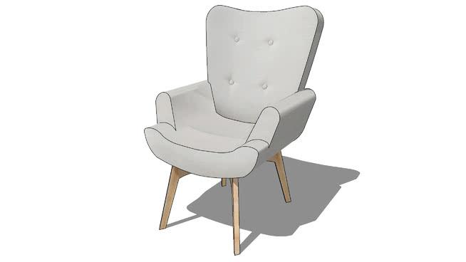 椅子凳子模型-编号205 sketchup室内模型下载 第1张