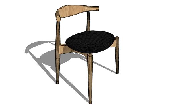 椅子凳子模型-编号328 sketchup室内模型下载 第1张