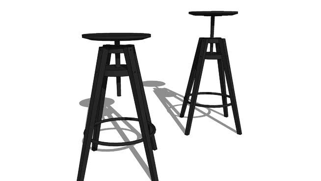 椅子凳子模型-编号520 sketchup室内模型下载 第1张
