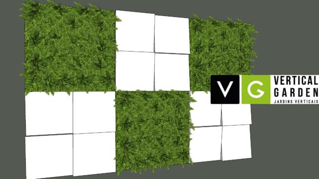 JARTIMM垂直模块-垂直花园 sketchup室内模型下载 第1张