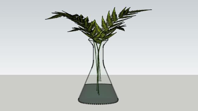 室内植物及花瓶花钵容器等模型-编号128793 sketchup室内模型下载 第1张