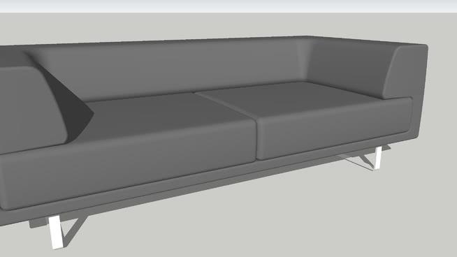 沙发模型-编号606 sketchup室内模型下载 第1张