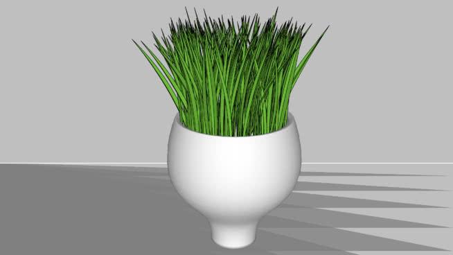 室内植物及花瓶花钵容器等模型-编号130050 sketchup室内模型下载 第1张