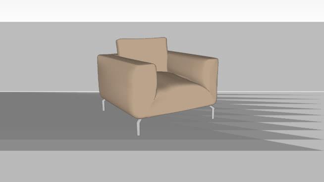 su模型高尔夫armchair 2945 | sketchup模型下载3 沙发 第1张