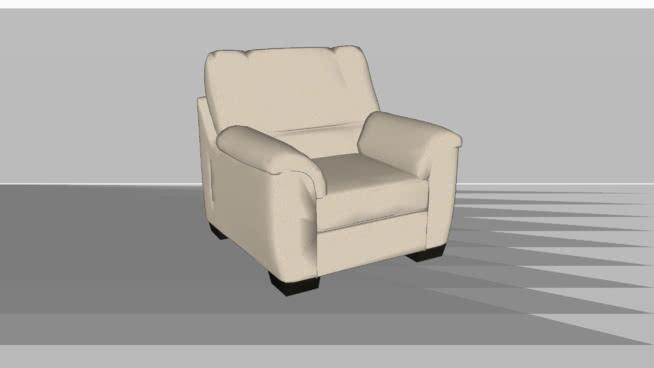 沙发草图大师模型 Klaus扶手椅2086 4 沙发 第1张