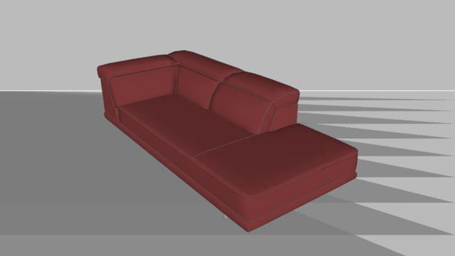 沙发草图大师模型 Preludio 沙发 2782 481| skp下载 沙发 第1张