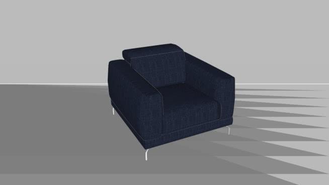 | skp下载Quadro 2849 3 | skp下载扶手椅 沙发 第1张