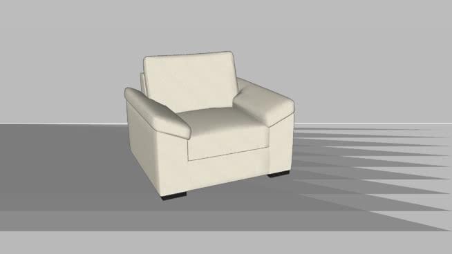 su模型泽力armchair 2560 | skp下载3 沙发 第1张