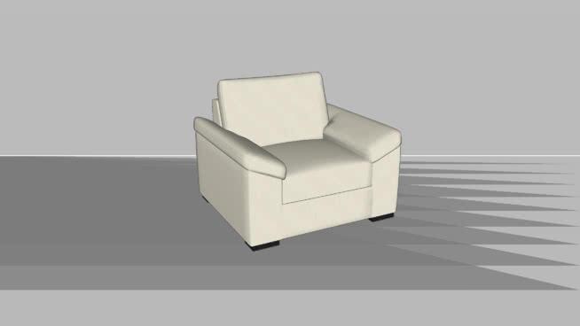 su模型泽力armchair 2560 | skp下载154 沙发 第1张