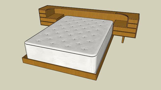 床头床垫与床垫 床 第1张