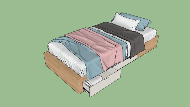 床sketchup模型| sketchup模型下载 床 第1张