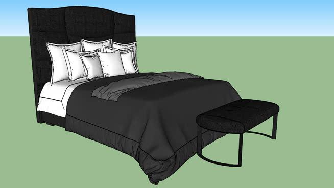 床sketchup模型| sketchup模型下载 床 第1张