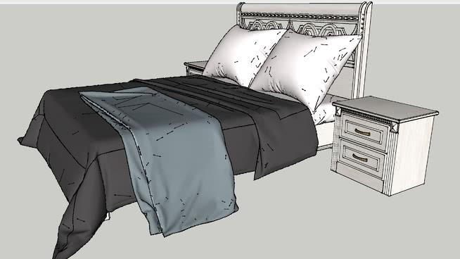 | su模型床 床 第1张