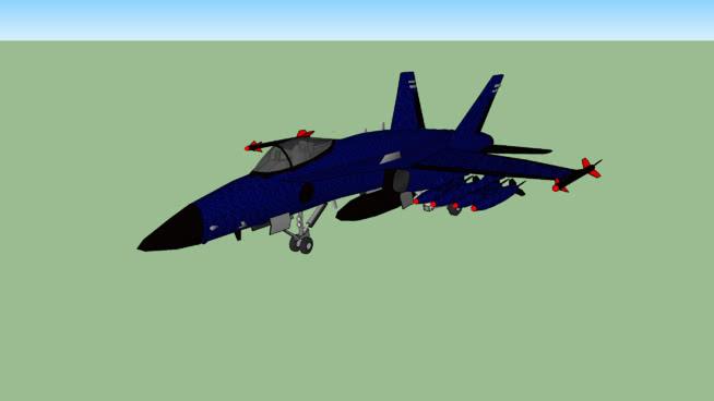 F18|skp下载 飞机 第1张