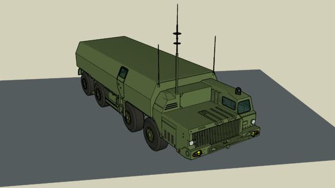 用于S—3 U SU的54 K6E2指挥车 防空机械模型 第1张