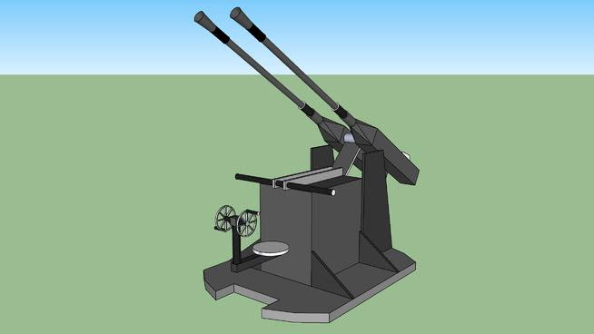 3cm高射炮弹M43 防空机械模型 第1张