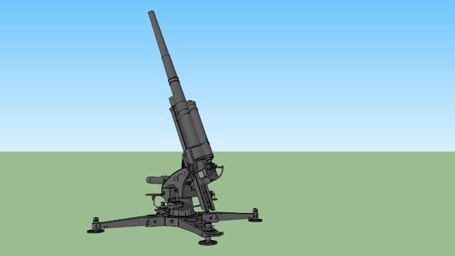 防空炮兵WW2炮弹18 防空机械模型 第1张