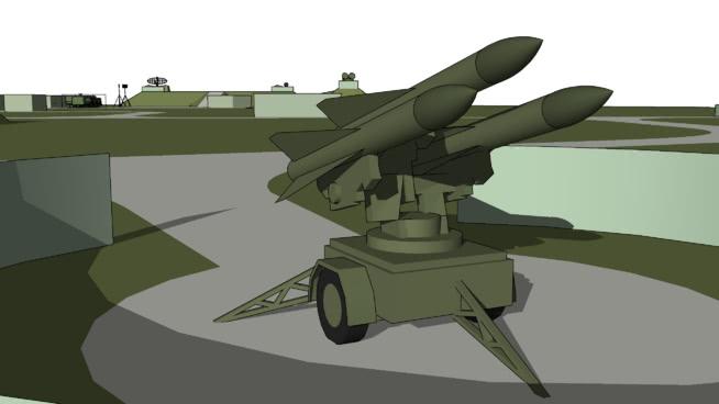 鹰导弹基地（1） 防空机械模型 第1张