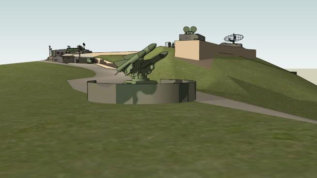霍克导弹| skp下载站点（4） 防空机械模型 第1张
