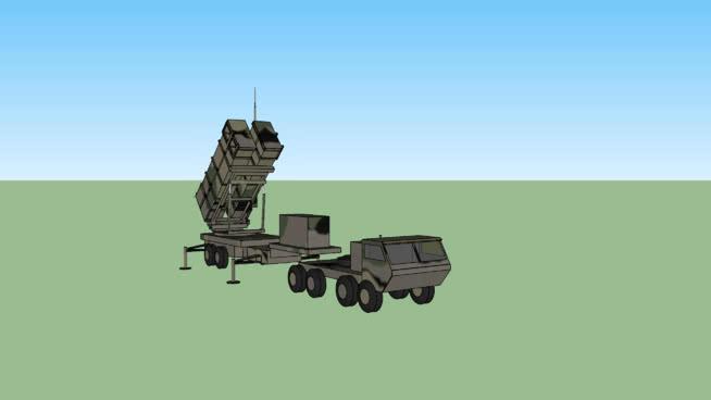 爱国者发射器 防空机械模型 第1张